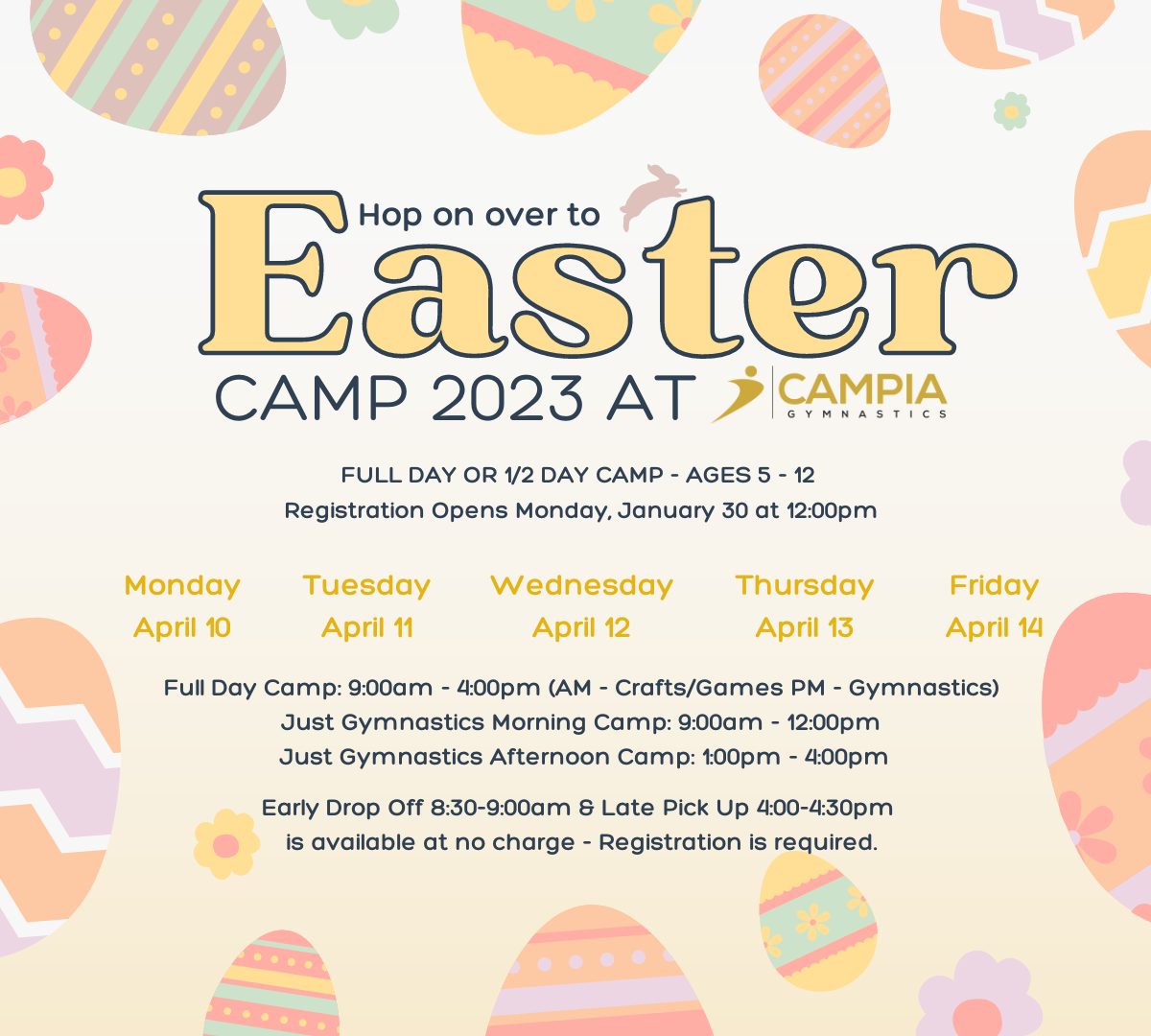 Day Camp Campia Gymnastics Club Inc